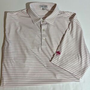 PETER MILLAR Summer Comfort Crown Sport Men XL Performance Jersey Polo Logo